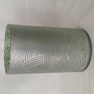 St Patrick's Day Celtic Knot theme Glass Candleholder / Vase